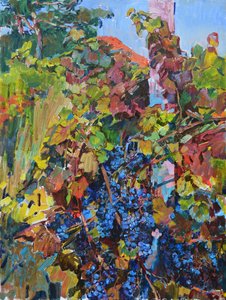 Lebendiger Herbstweinberg von Andrii Kutsachenko