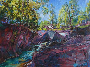 Lebendige Flussschlucht von Andrii Kutsachenko