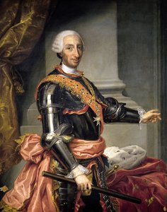 Porträt von Carlos III von Andrés de la Calleja