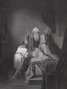 Isaak segnet Jakob (Gravur)