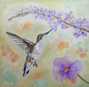 Kolibri und Lavendel