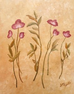 Rosa rustikale Blumen