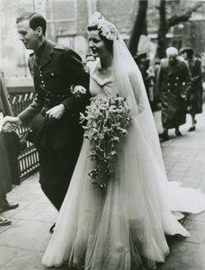 Hochzeit von Lord Andrew Cavendish und der Hon. Deborah Mitford in London