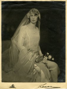 Hochzeitsfoto von Lady Anne Hunloke (geb. Cavendish)