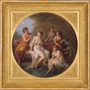 Diana und ihre Nymphen beim Baden von Angelica Kauffmann