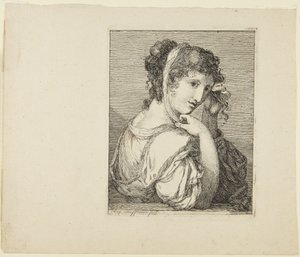 Porträt eines Mädchens von Angelica Kauffmann