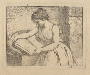 Frau beim Lesen