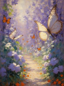 Florals 105, ca. 2024 von Angelita Hawke