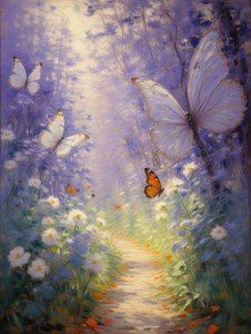 Florals 107, um 2024 von Angelita Hawke
