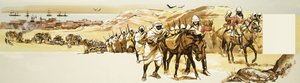 General Napier führt eine Armee nach Äthiopien von Angus McBride