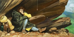Robert Bruce und die Spinne von Angus McBride