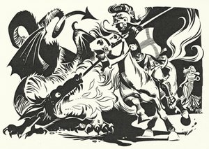 St. Georg und der Drache von Angus McBride