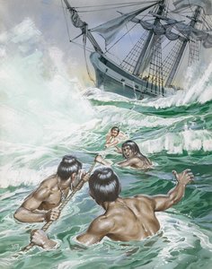 Der Heldentum einer Maori-Frau von Angus McBride