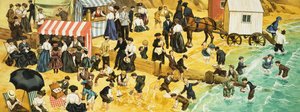 Viktorianische oder edwardianische Strandszene von Angus McBride