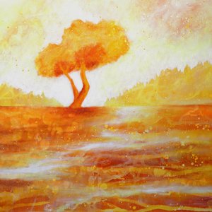 Goldener Herbstbaum