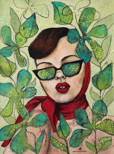Retro Botanischer Stil
