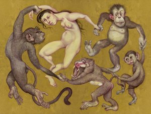 Die Tamarin-Tänzer von Anita Kunz