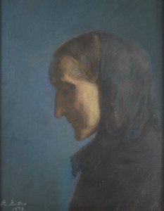 Ane Hedvig Brøndum, die Mutter des Künstlers