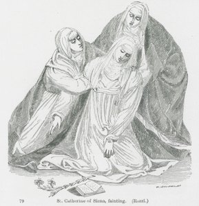 Die Ohnmacht der Heiligen Katharina von Siena von Anna Brownell Jameson