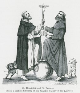 St. Dominikus und St. Franziskus von Anna Brownell Jameson