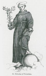 St. Nikolaus von Tolentino von Anna Brownell Jameson