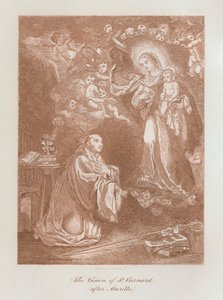 Die Vision des Heiligen Bernhard von Clairvaux von Anna Brownell Jameson