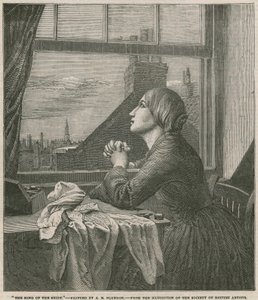 Das Lied des Hemdes - gemalt von A. E. Blunden von Anna E. Blunden