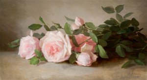 Stillleben mit Rosen 1880