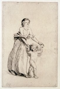 Amor führt ein blindes Mädchen, 1912
