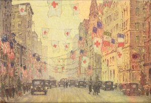 Fifth Avenue im Winter des Waffenstillstands