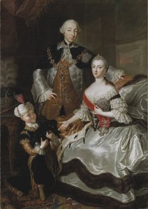 Porträt von Großfürst Peter Fjodorowitsch und Großfürstin Katharina Alexejewna von Anna Rosina Lisiewska