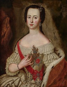 Porträt der Kaiserin Katharina II. von Anna Rosina Lisiewska