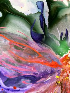 Bunter flüssiger Traum