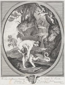 Venus fängt Amor oder Venus züchtigt Amor