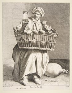 Branntweinverkäufer, 1737