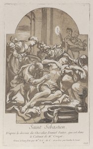 Das Martyrium des heiligen Sebastian von Anne Claude Philippe de Caylus