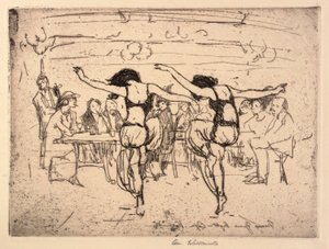 Neujahrsnacht--Café Versaille von Anne Goldthwaite