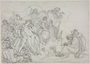 Anrufung der Gottheiten, die über die Landwirtschaft wachen, aus Virgils Georgica, nach 1798
