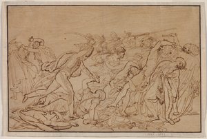 Studie für den Aufstand von Kairo, 1810 von Anne Louis Girodet de Roucy Trioson