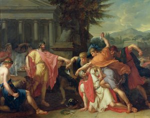 Der Tod des Tatius von Anne Louis Girodet de Roucy Trioson