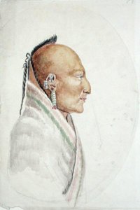 Cachasunghia, Häuptling der Kleinen Osage von Anne Marguerite Hyde de Neuville