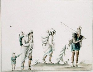 Indische Familie, um 1807