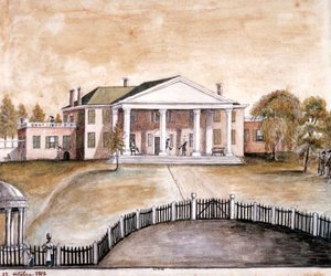 Haus von Präsident James Madison in Montpelier, Virginia von Anne Marguerite Hyde de Neuville