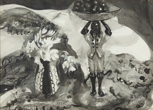 Stillleben mit Figurine