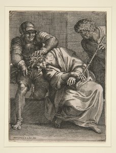 Christus mit der Dornenkrone von Annibale Carracci