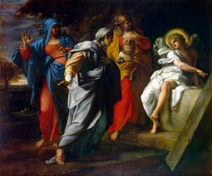 Heilige Frauen am Grab Christi, zweite Hälfte des 16. Jahrhunderts