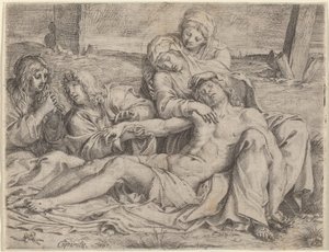 Pietà (der "Christus von Caprarola") von Annibale Carracci