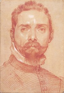 Porträt des Lautenspielers Giulio Mascheroni, ca. 1594