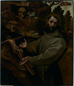 Der heilige Franz von Assisi von Annibale Carracci