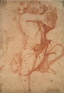 Halbnackter Junge, spätes 16. Jahrhundert von Annibale Carracci